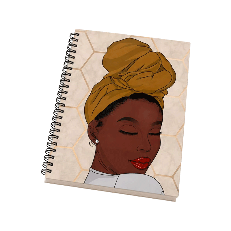 Caderno Espiral Capa Preta Retrato