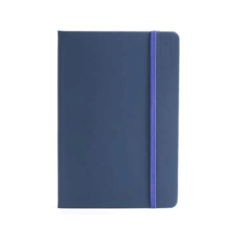 A5 A6 PU Marcador de caderno de capa dura com encadernação elástica