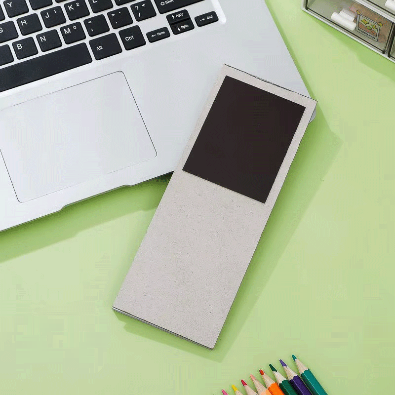 Bloco de notas magnético com suporte para caneta e bloco de notas para geladeira
