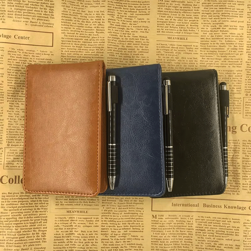 Caderno de bolso portátil A7 para empresas