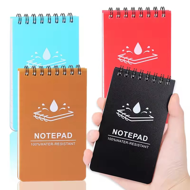 Caderno espiral com capa de PP A7